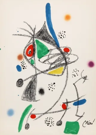 Lithografie Miró - Maravillas con Variaciones Acrosticas en el jardin de Miro (Number 6)