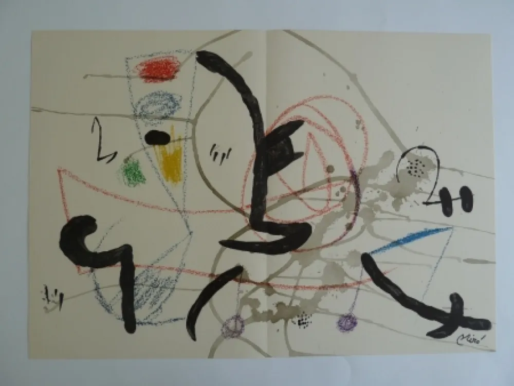 Lithografie Miró - Maravillas XI