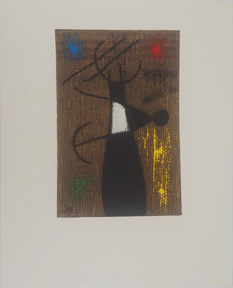 Lithografie Miró - Maternité, Femme et enfant