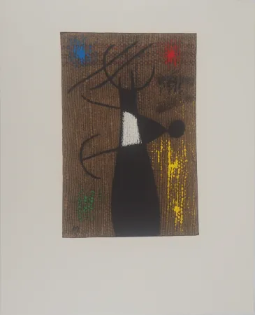 Lithografie Miró - Maternité, Femme et enfant