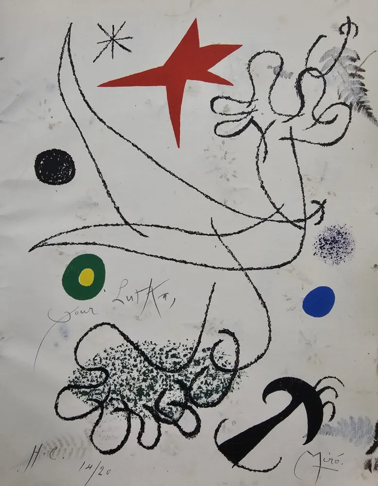 Lithografie Miró - Mavena