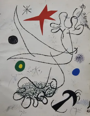 Lithografie Miró - Mavena