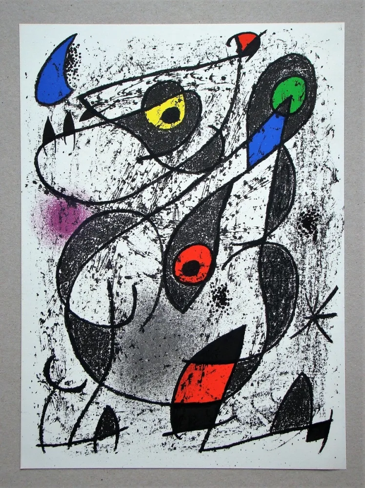 Lithografie Miró - Miró a l'encre