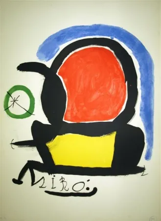 Lithografie Miró - MIRÓ EL TAPIS DE TARRAGONA