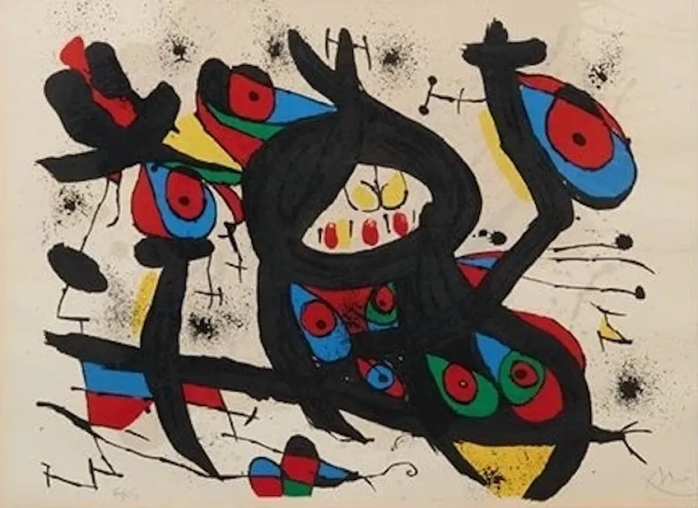 Lithografie Miró - Miró en el Caino de Knokke-le-Zoute