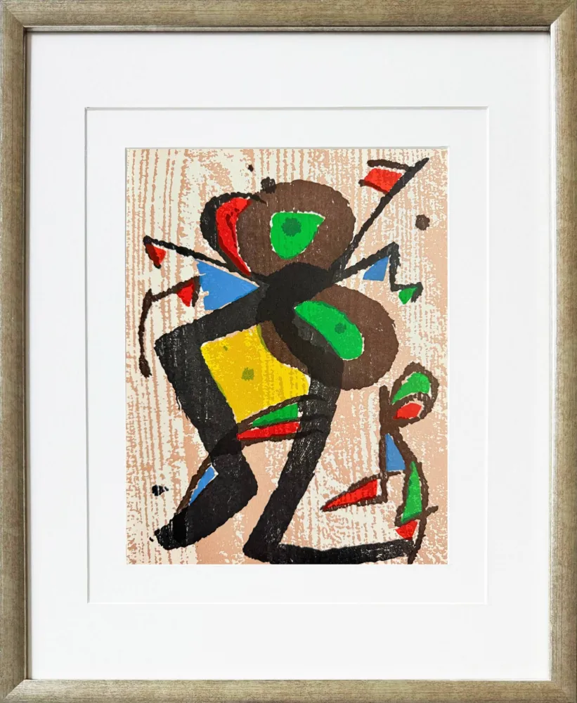 Houtsnede Miró - Miro Engraver II