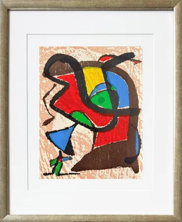 Houtsnede Miró - Miro Engraver IV