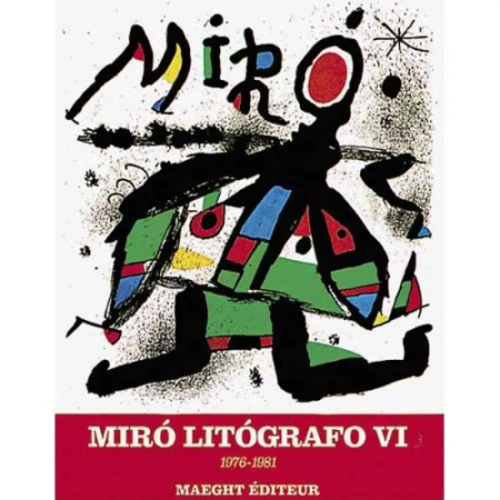 Geïllustreerd Boek Miró - MIRO LITHOGRAPH VI
