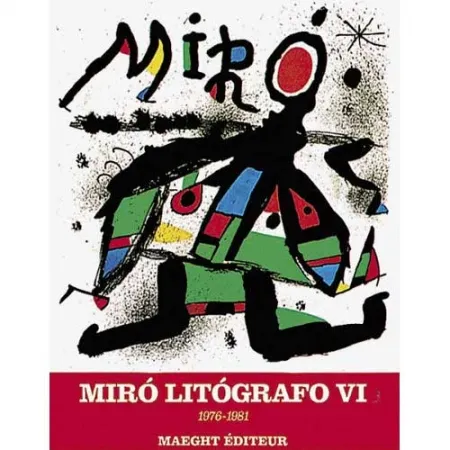 Geïllustreerd Boek Miró - MIRO LITHOGRAPH VI