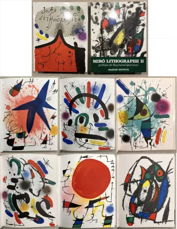 Geïllustreerd Boek Miró - MIRÓ LITHOGRAPHE I & II. Avec 24 lithographies originales (1972-1974).‎ 