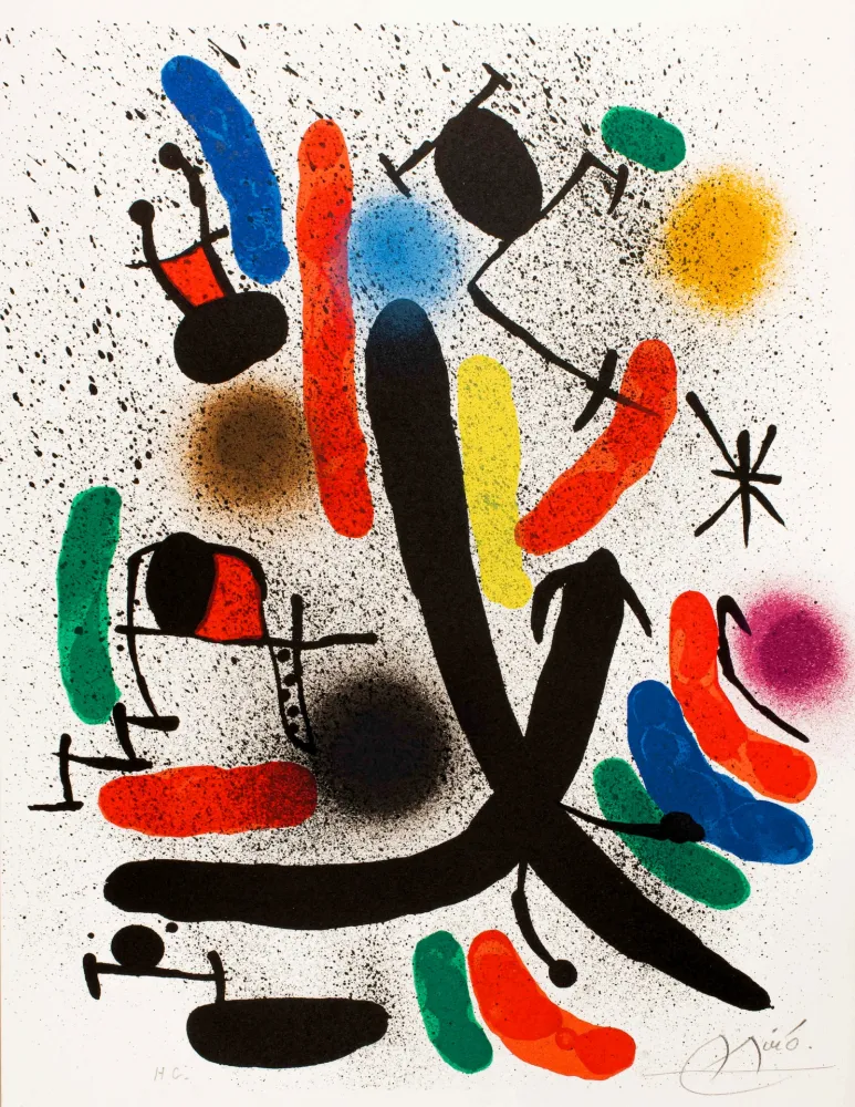 Lithografie Miró -  Miró lithographe I (Maeght 855)