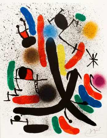 Lithografie Miró -  Miró lithographe I (Maeght 855)