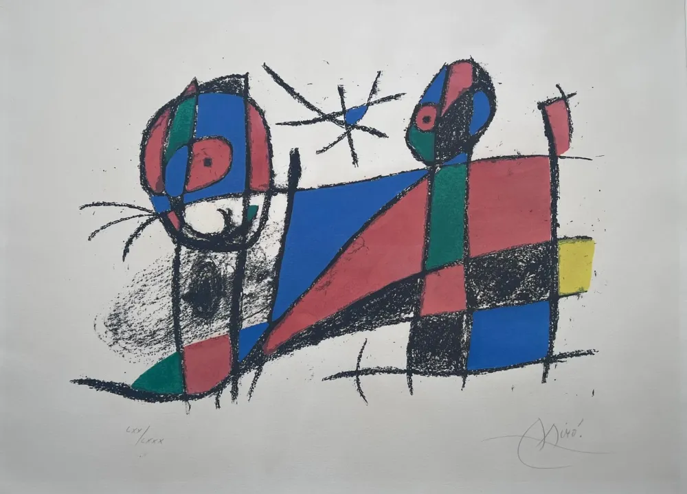 Lithografie Miró - Miro Lithographe II 