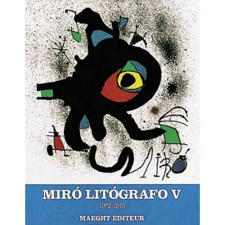 Geïllustreerd Boek Miró - Miró Lithographe V