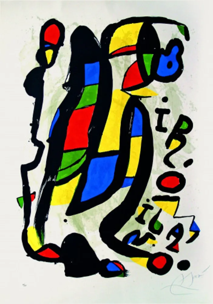 Lithografie Miró - Mirò Milano