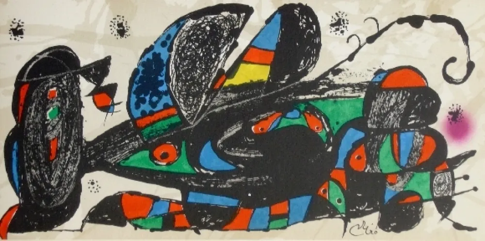 Lithografie Miró - Miro sculpteur, Iran