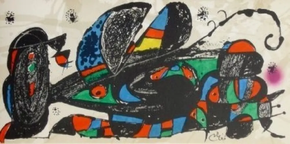Lithografie Miró - Miro sculpteur, Iran