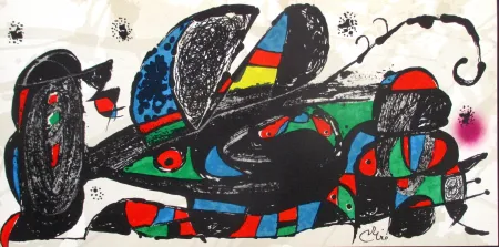 Lithografie Miró - Miro Sculpteur Persan