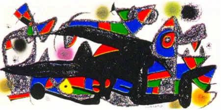 Lithografie Miró -  Miro Sculptor -Denmark