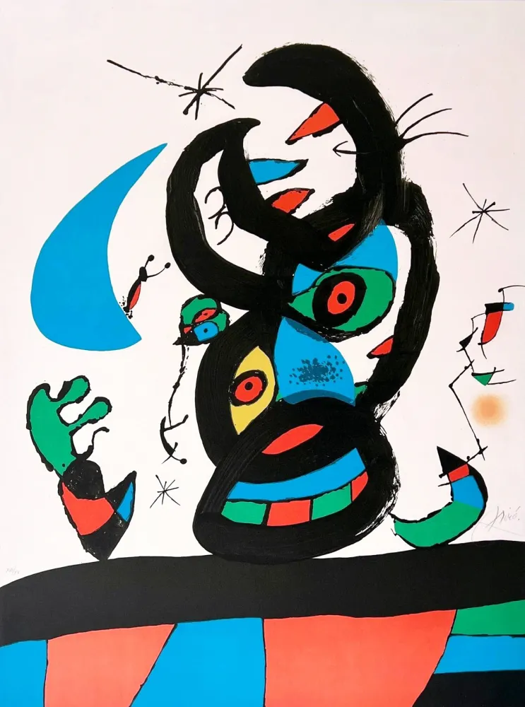 Lithografie Miró - Montroig I 