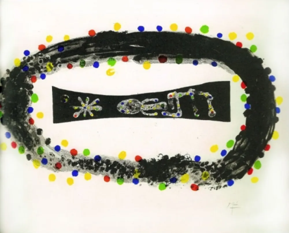 Lithografie Miró - NÉBULEUSE