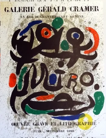Lithografie Miró - Oeuvre Grave Et Lithographie