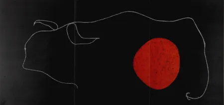 Lithografie Miró - Oiseau devant le Soleil, 1961