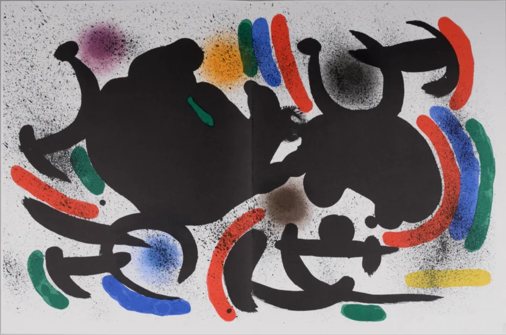 Lithografie Miró - Original Lithographie VII, 1972