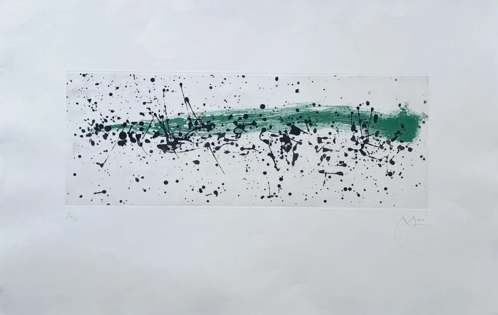 Aquatint Miró - Ouvrage du vent I 