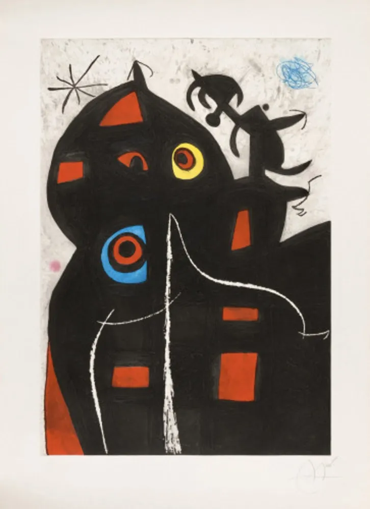 Ets En Aquatint Miró - Pantagruel