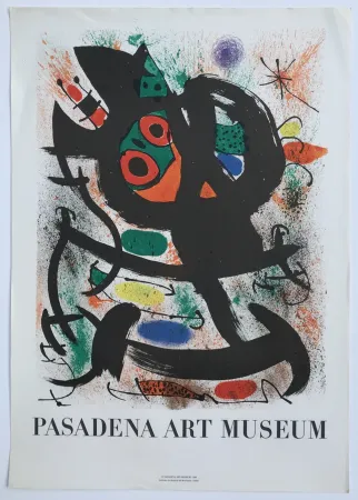 Lithografie Miró - Pasadena Art Museum