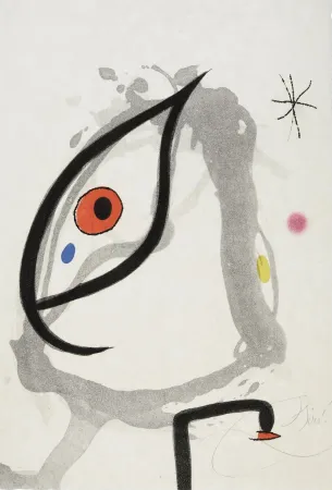 Ets En Aquatint Miró - Passage De L'Egyptienne 4