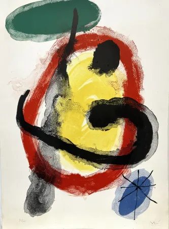 Lithografie Miró - Peintures Murales, 1961