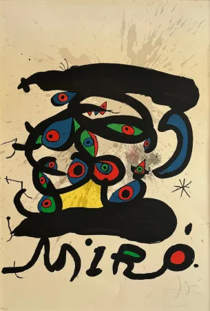 Lithografie Miró - Peintures sur papier,dessins
