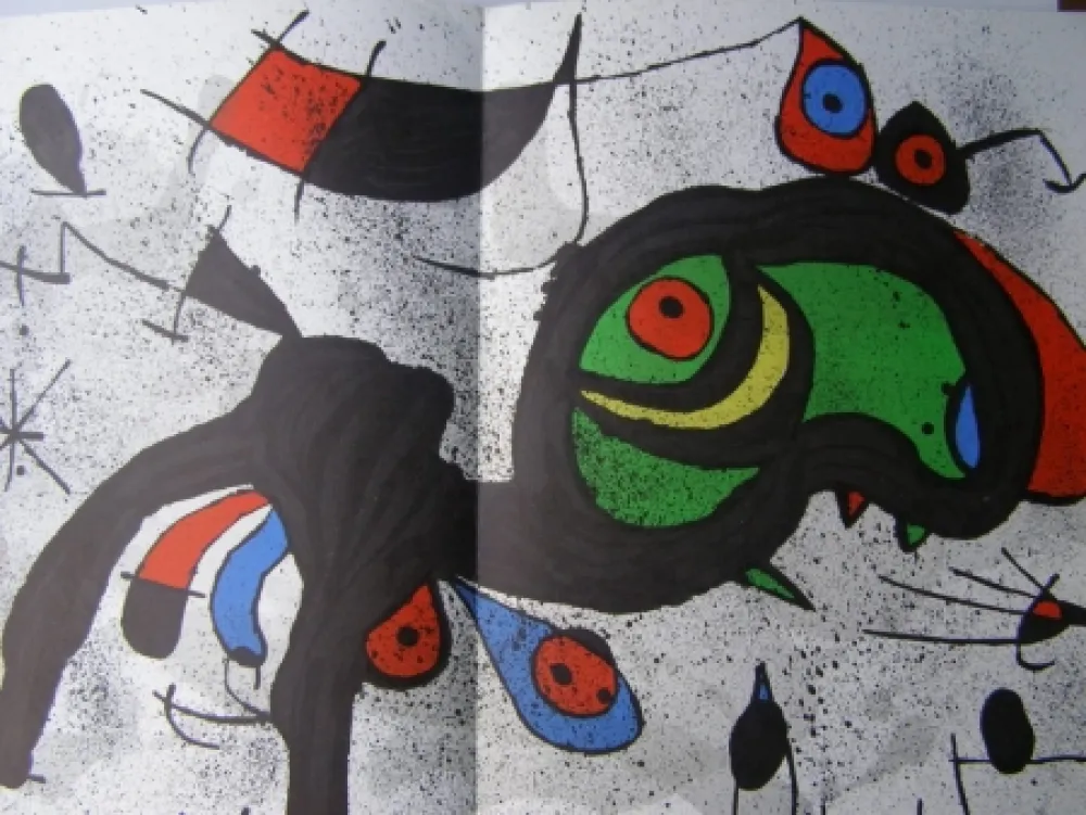 Lithografie Miró - PINTURAS SOBRE PAPEL