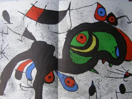 Lithografie Miró - PINTURAS SOBRE PAPEL