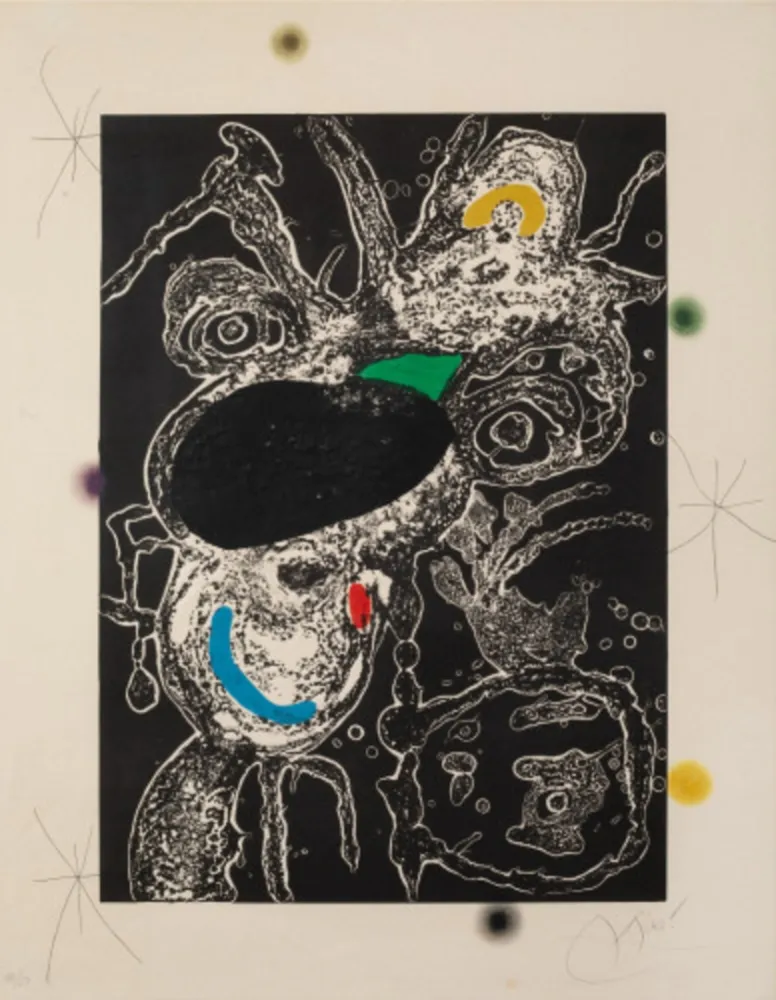 Ets En Aquatint Miró - Plate III from Espriu-Miró