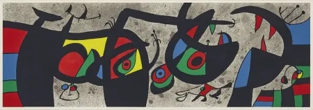 Lithografie Miró - Plate III from Le Lézard aux plumes d’or (The Lizard with Golden Feathers)