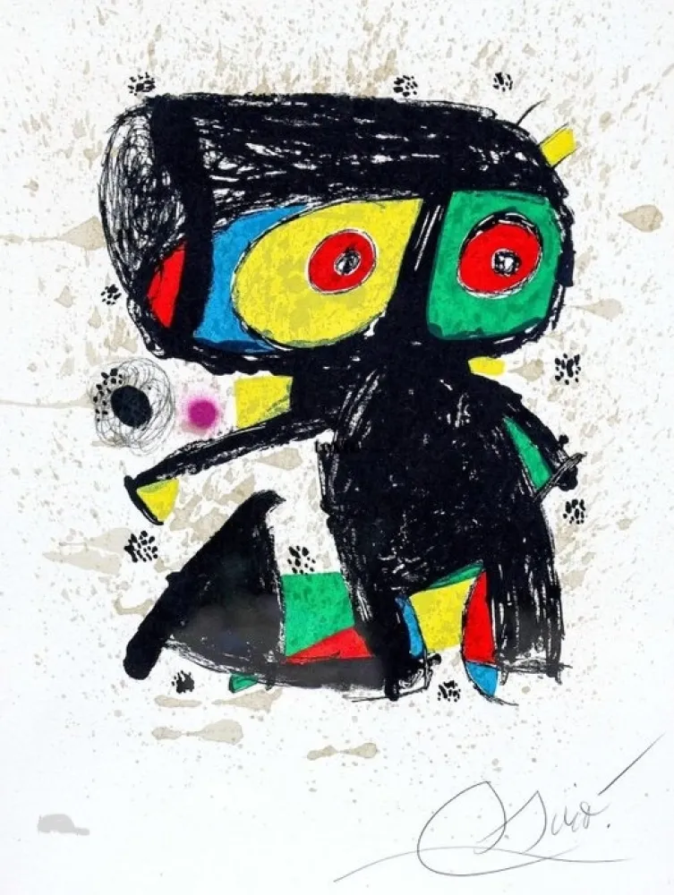 Lithografie Miró - Poligrafa XV años