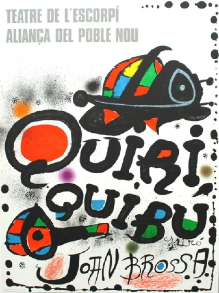 Lithografie Miró - QUIRIQUIBÚ