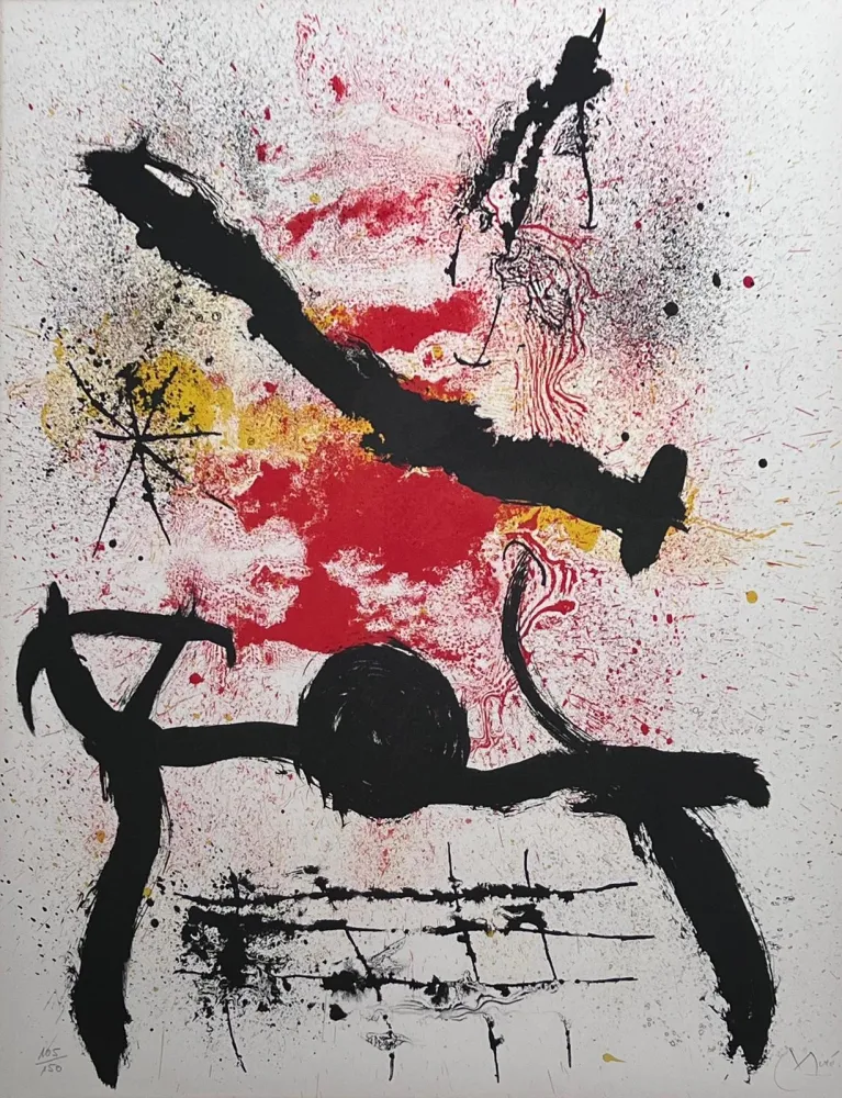 Lithografie Miró - Sans titre