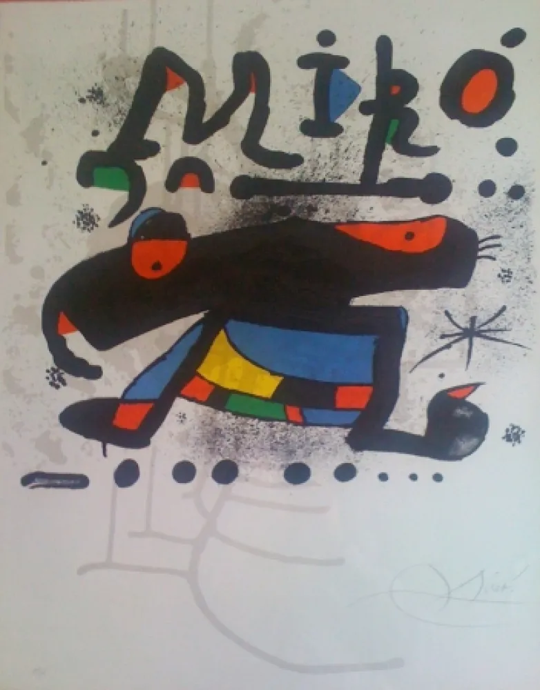 Lithografie Miró - Sans titre