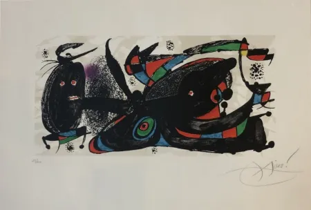 Lithografie Miró - Sculpteur 
