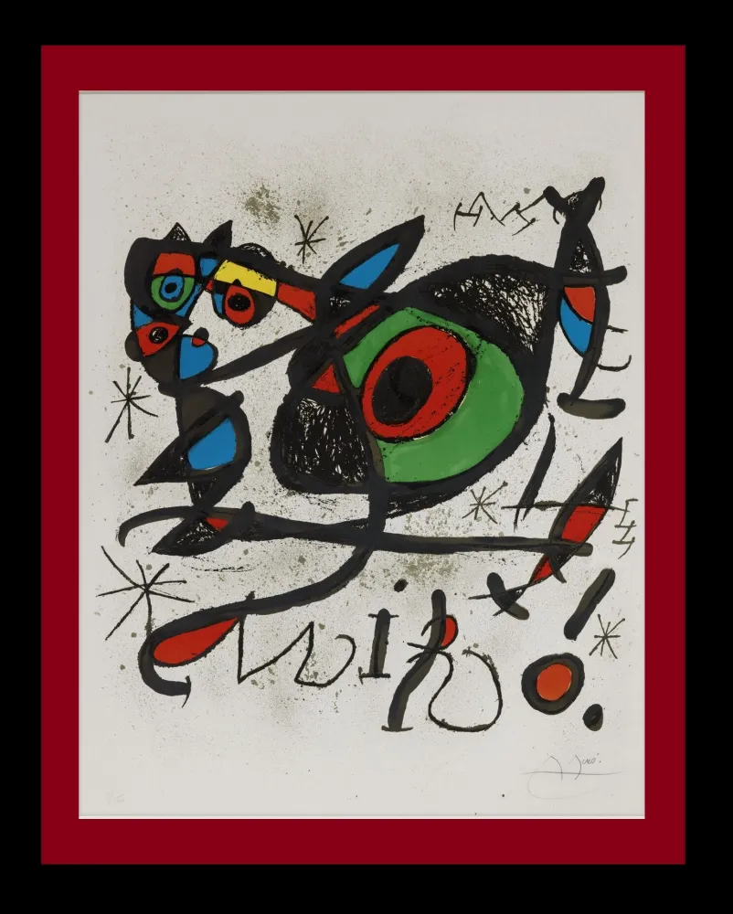 Lithografie Miró - Sobreteixims