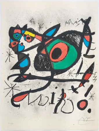 Lithografie Miró - SOBRETEIXIMS I ESCULTURES