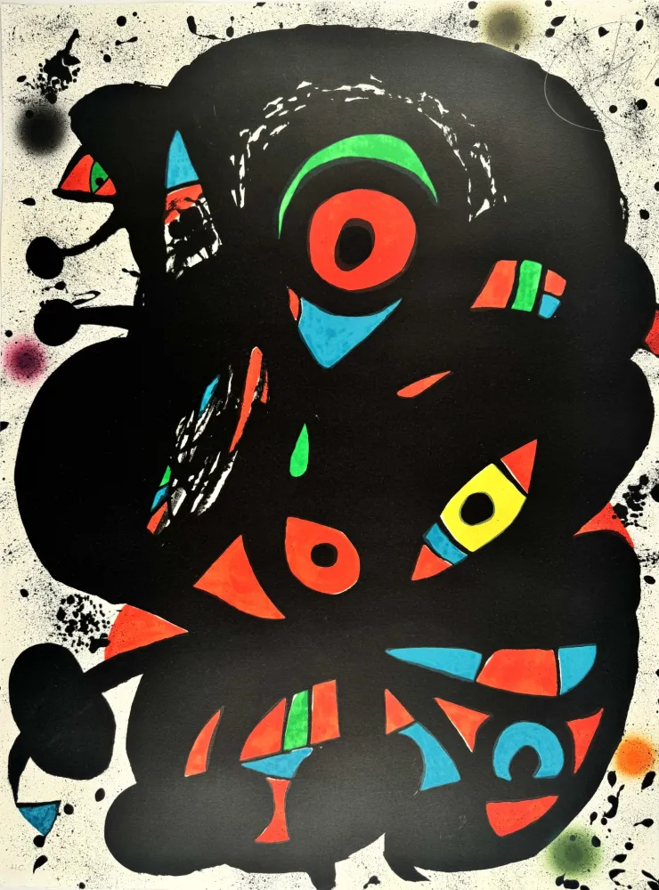 Lithografie Miró - Strindberg Mappen 