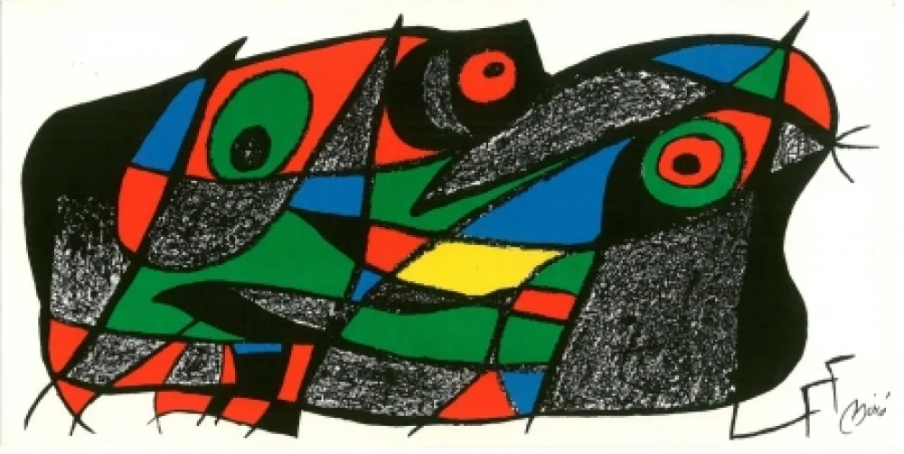Lithografie Miró - Suecia