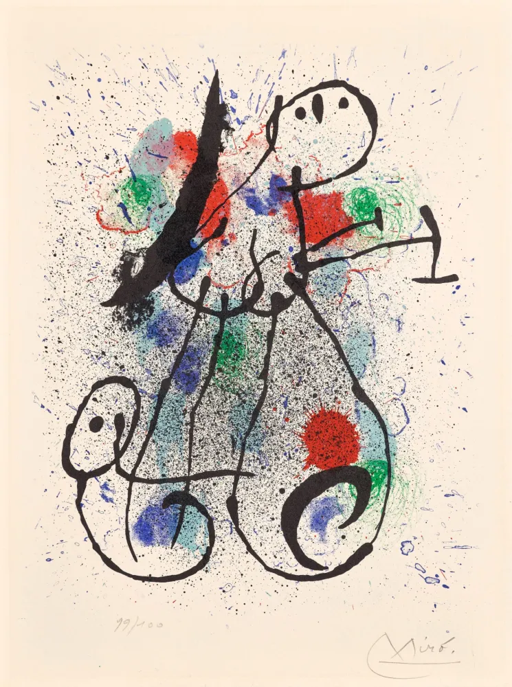 Lithografie Miró - Toute nuit désormais (Every Night from Now On)