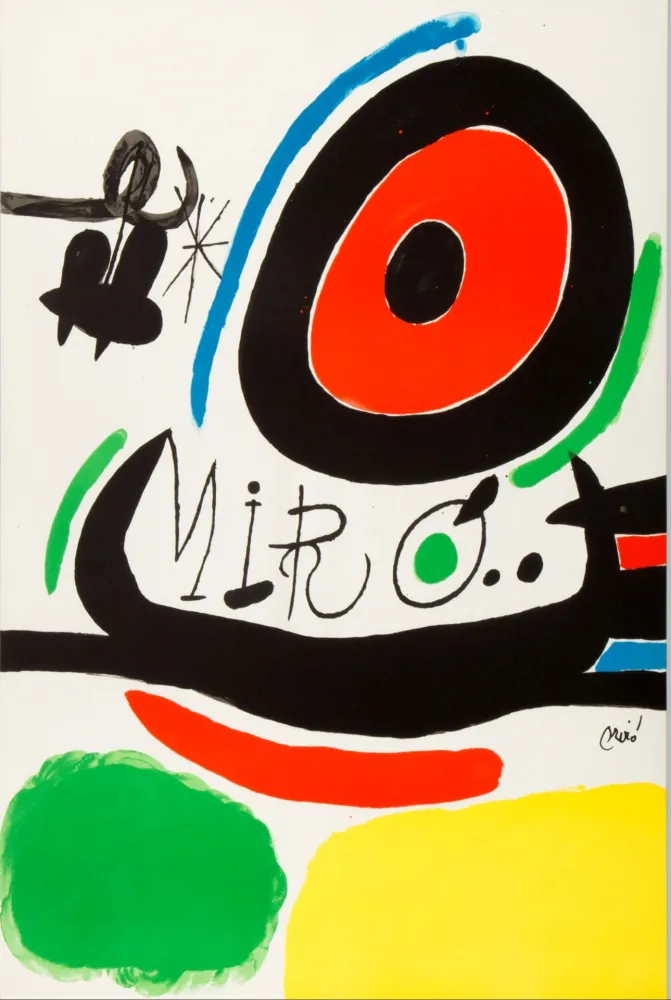 Lithografie Miró - Tres libres 