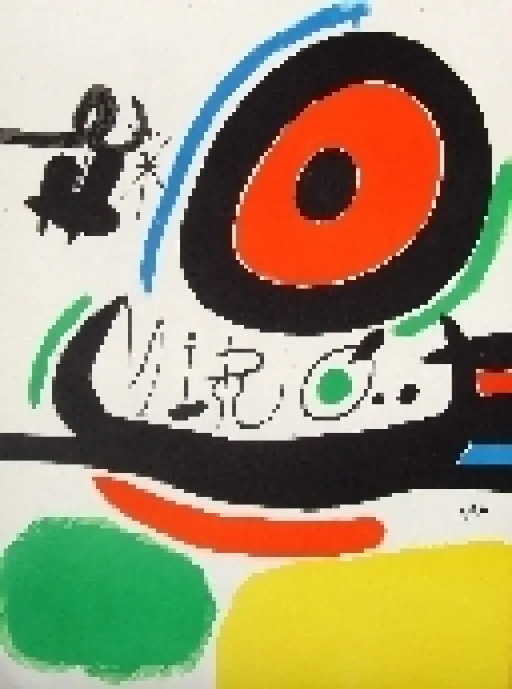 Lithografie Miró - Tres Libres